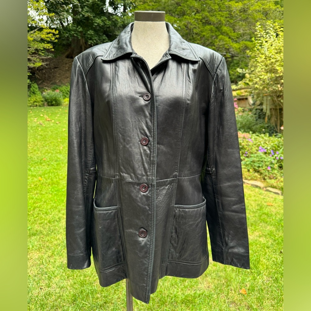 Black Leather Jacket - Picture 3 of 11
